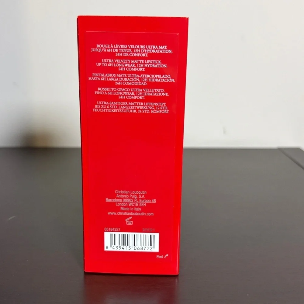 Christian Louboutin ULTRA VELVETY MATTE LIPSTICK RED DRAMADOUCE NEW